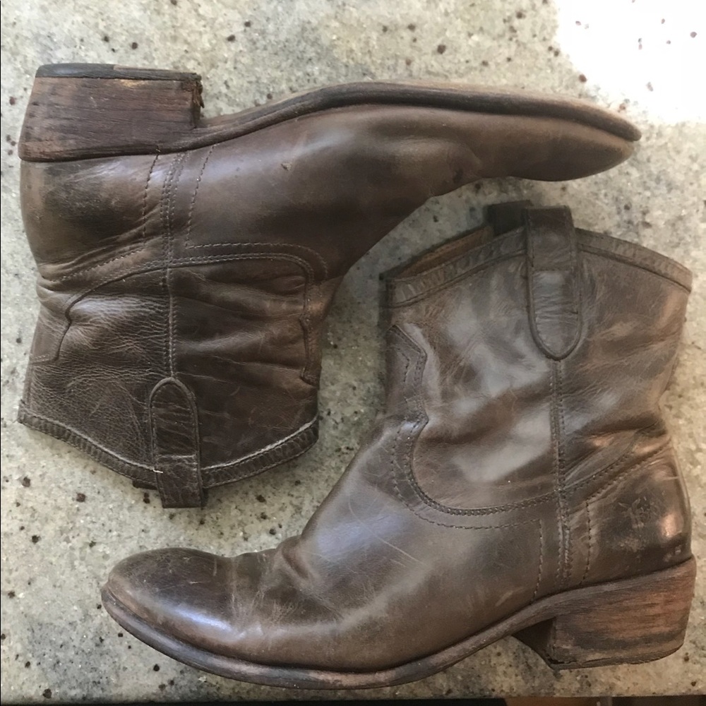 Frye western booties